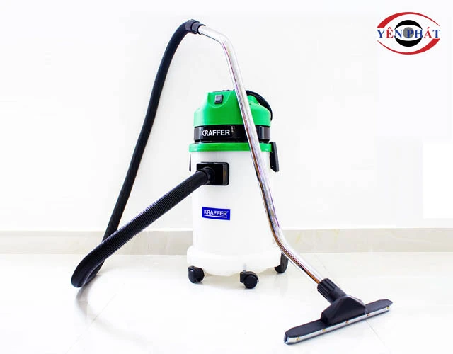 Máy hút bụi công nghiệp thùng nhựa Kraffer KF130