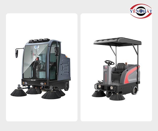 xe quét rác ngồi lái DQC - Tech