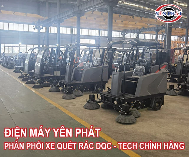yên phát bán xe quét rác DQC - Tech