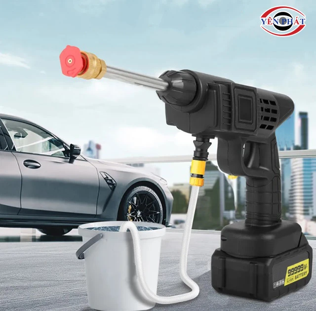 Máy rửa xe gia đình chạy pin