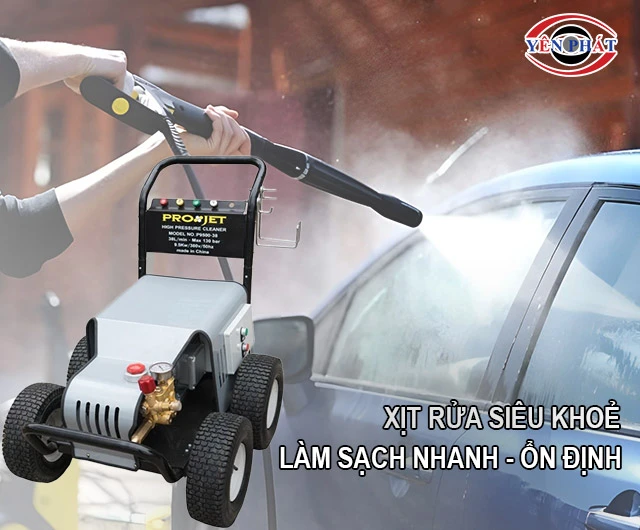 Máy rửa xe Projet xịt rửa siêu khoẻ