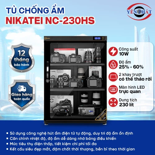 Tủ chống ẩm Nikatei NC-230HS (230 lít)  2