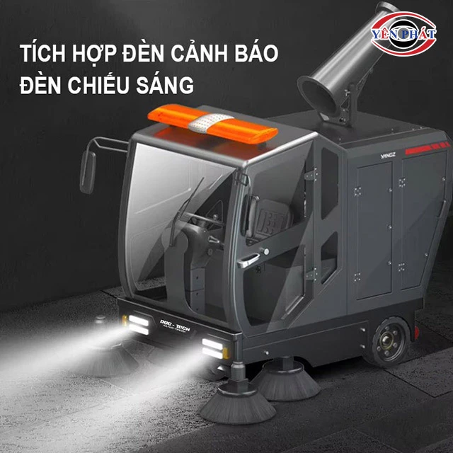 tích hợp hệ thống đèn chiếu sáng và cảnh báo