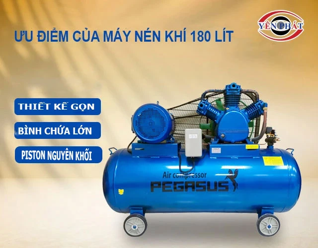 Ưu điểm máy nén khí 180 lít