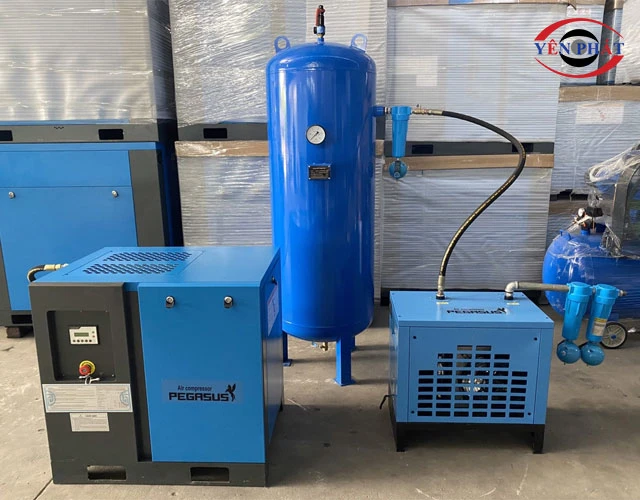 Máy nén khí 1000L Pegasus TMBT-10HP (7.5kW)