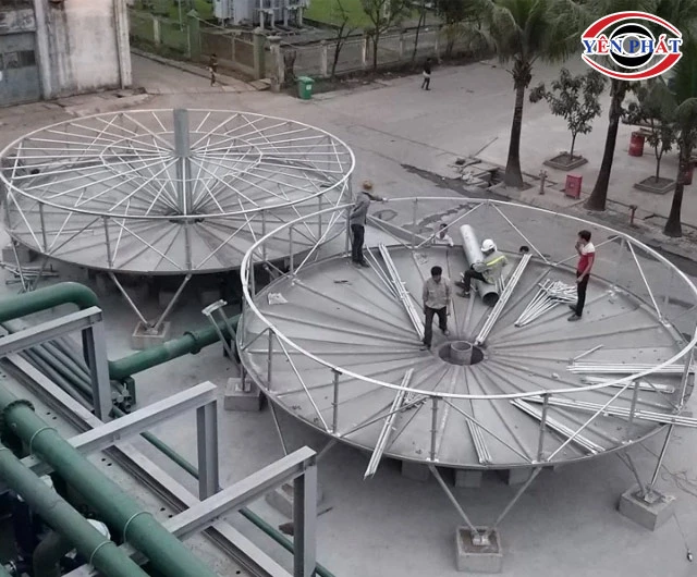 lắp tháp giải nhiệt