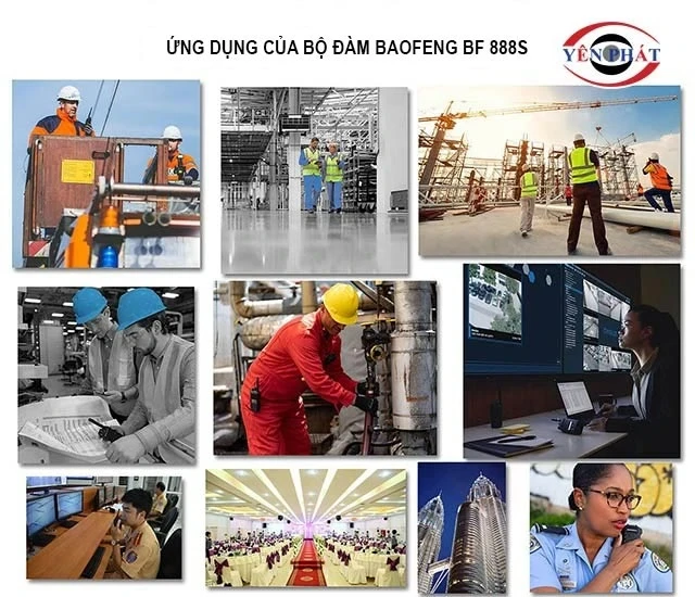 Ứng dụng thực tế của bộ đàm liên lạc Baofeng BF 888S
