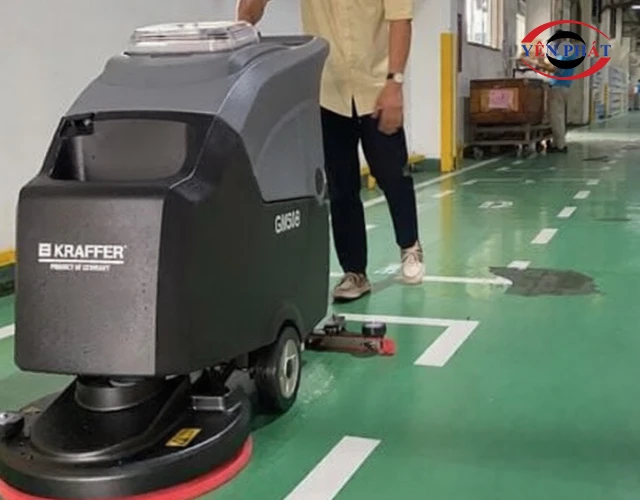 máy chà sàn Kraffer đáp ứng nhiều loại nền