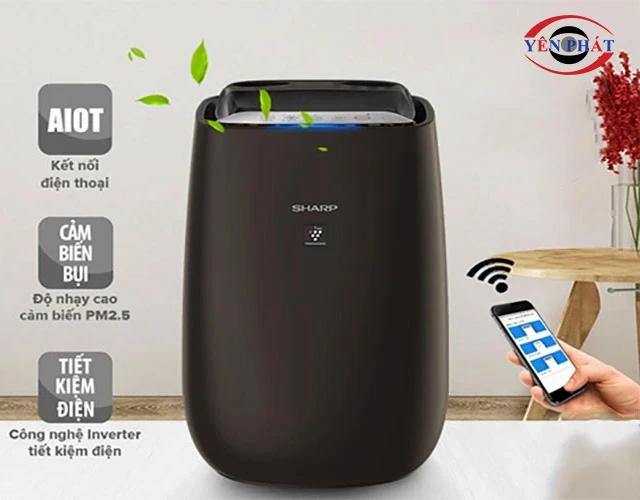 kết nối máy lọc không khí Sharp FP-J50V-H
