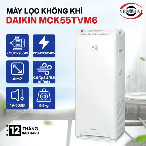 Máy lọc không khí và tạo ẩm Daikin MCK55TVM6 2