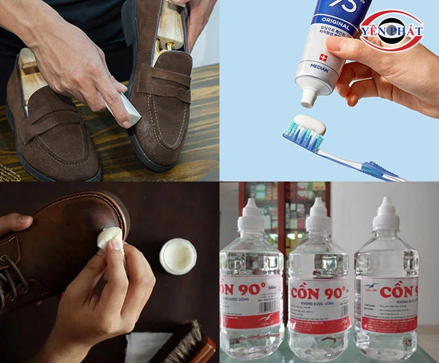 xử lý giày da bị mốc bằng hoá phẩm