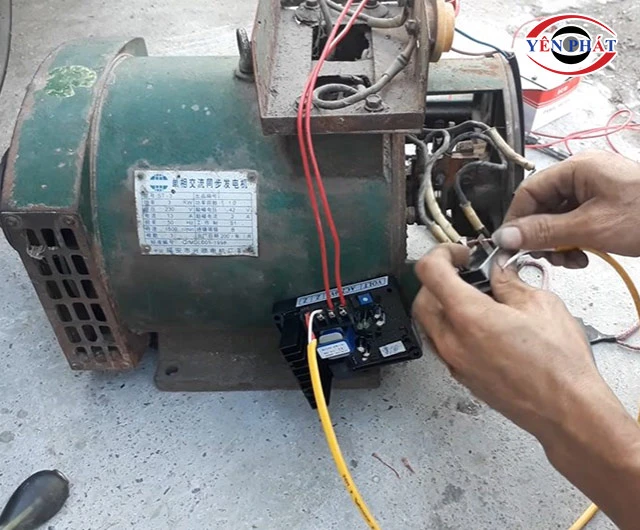 lắp AVR máy phát điện