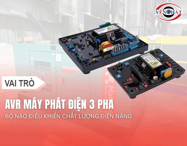vai trò của AVR máy phát điện