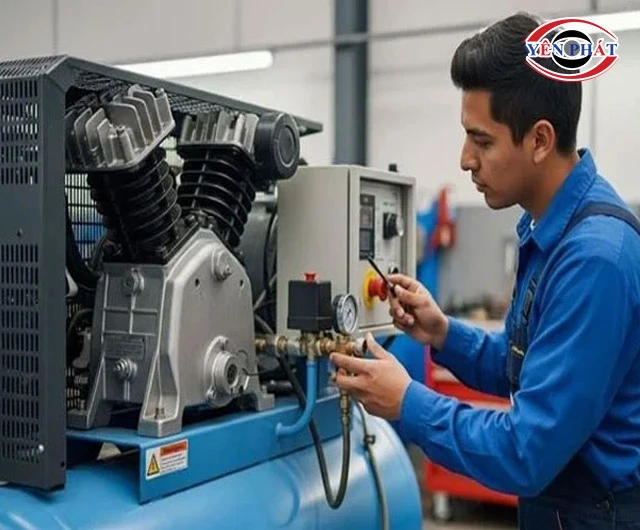 Cho thuê máy nén khí hỗ trợ kỹ thuật