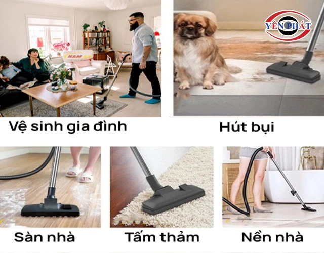 ứng dụng máy hút bụi Trung Quốc