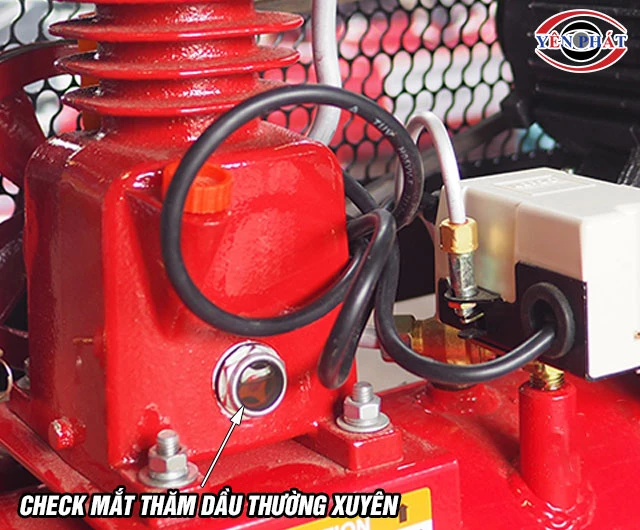 Mắt thăm dầu máy nén khí piston KingTony KTC-30