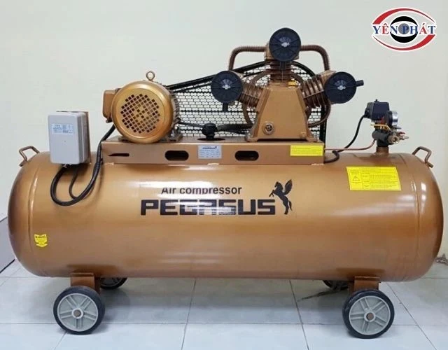 kích thước máy nén khí dây đai lớn hơn