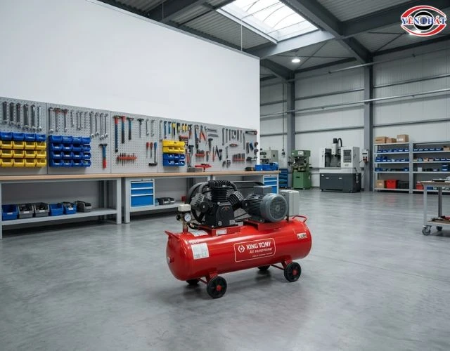 Máy nén khí Kingtony 20HP 500L KTC-400W2 thuộc phân khúc nào?
