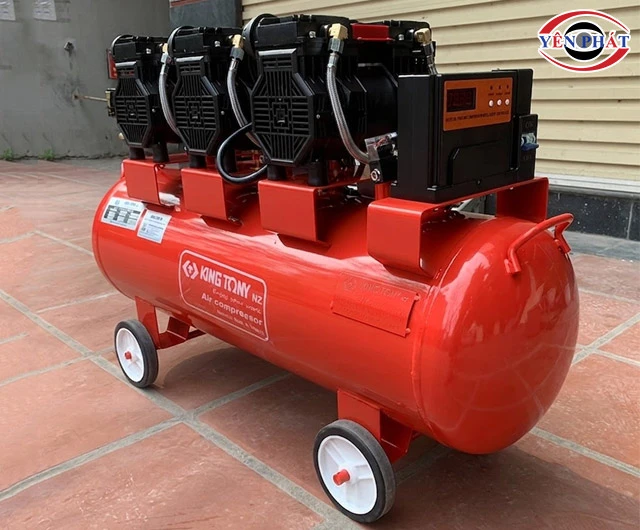  Máy nén khí không dầu Kingtony KI-110C/F-3 dùng ở nhà xưởng