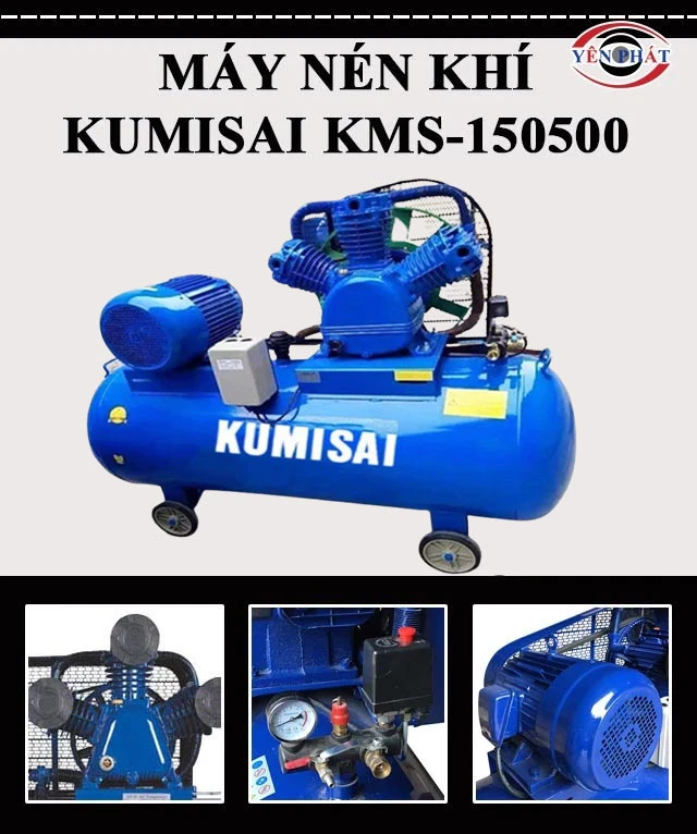Thiết kế Máy nén khí Kumisai KMS-150500