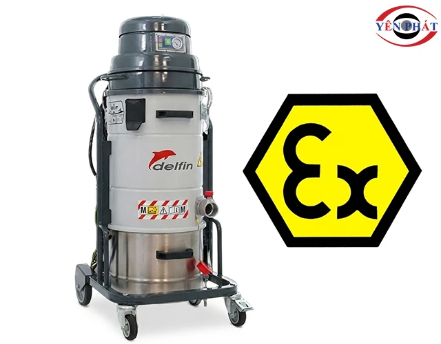 Máy hút bụi chống cháy nổ Delfin MTL201 1/2D đạt chứng chỉ