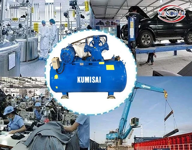 Thiết bị bơm khí nén Kumisai KMS-750500 được dùng để làm gì?