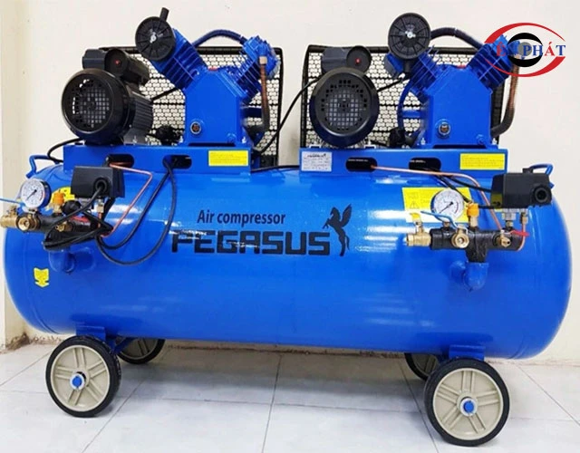 máy nén khí Pegasus TM-V-0.25/12.5x2-230L hỗ trợ tối đa nhu cầu sử dụng