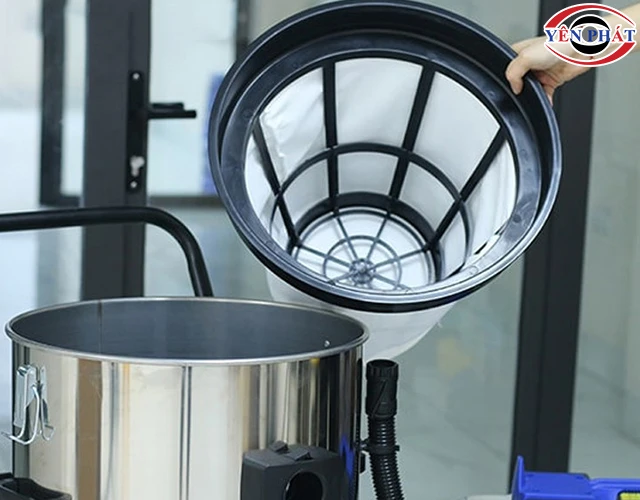 thùng chứa bụi và túi lọc bụi