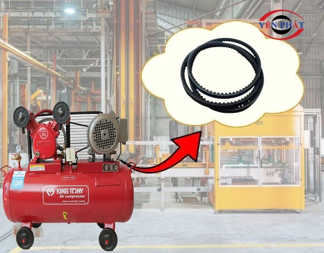 Cấu trúc Máy nén khí dây đai Kingtony KTC-62