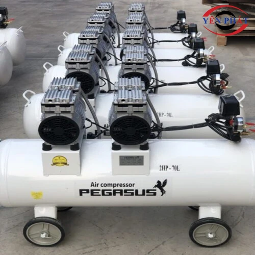 Máy nén khí không dầu Pegasus TM- OF750x2- 70L 5