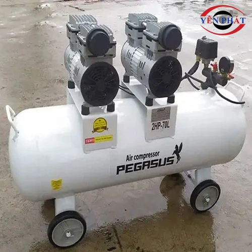 Máy nén khí không dầu Pegasus TM- OF750x2- 70L 4