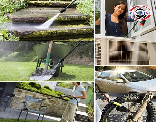 ứng dụng máy rửa xe Baseus