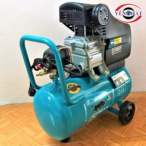 Máy nén khí liền trục 2 tụ Jetman JM-2T24 2.5HP 24L 3
