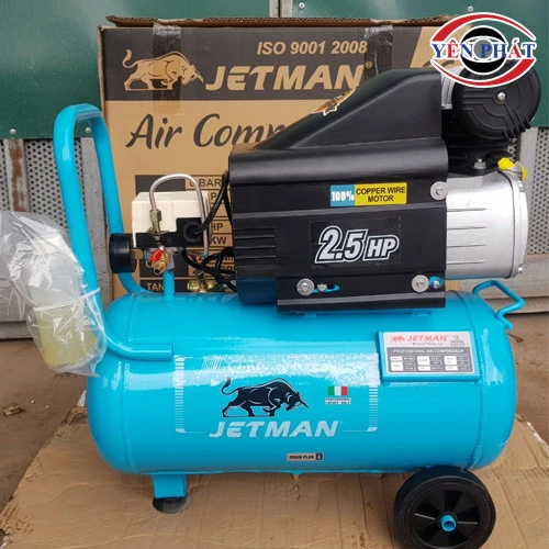 Máy nén khí liền trục 2 tụ Jetman JM-2T24 2.5HP 24L 4