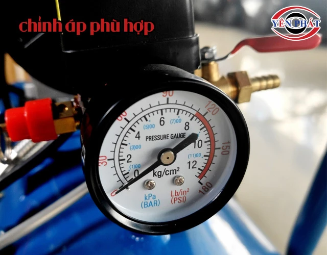 Đồng hồ máy nén khí liền trục 2 tụ Jetman JM-2T24 2.5HP 24L
