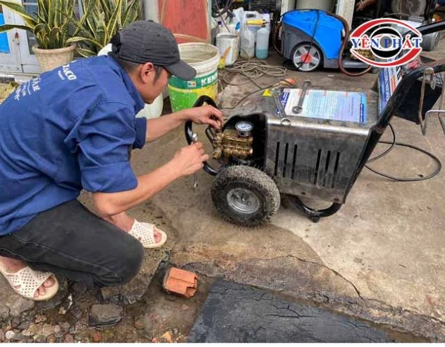 những nguyên nhân làm máy rửa xe bị rò nước