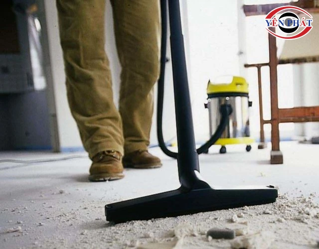 máy hút bụi sau xây dựng hút khỏe