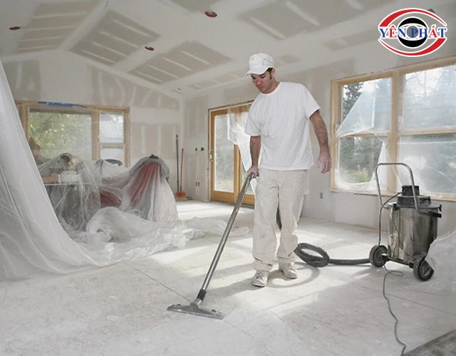 máy hút bụi sau xây dựng 