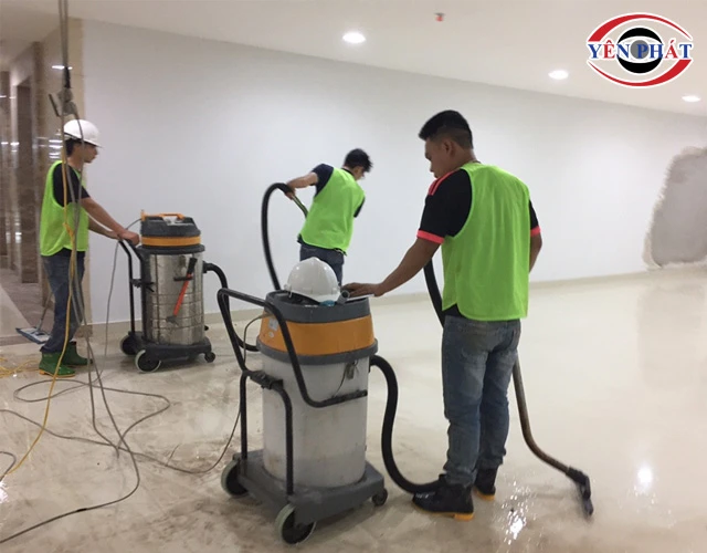 Ứng dụng máy hút bụi sau xây dựng 