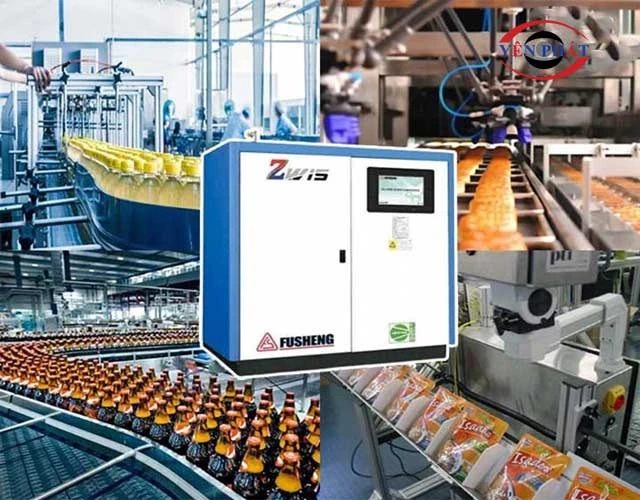 Ứng dụng thực tế của máy nén khí trục vít