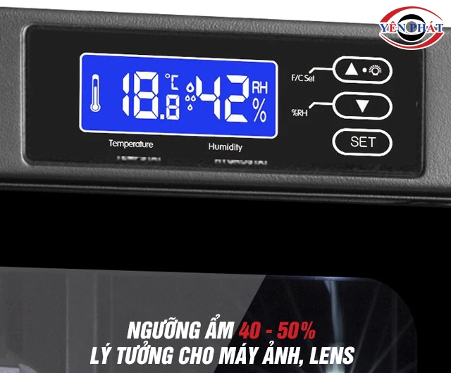 Độ ẩm tủ chống ẩm