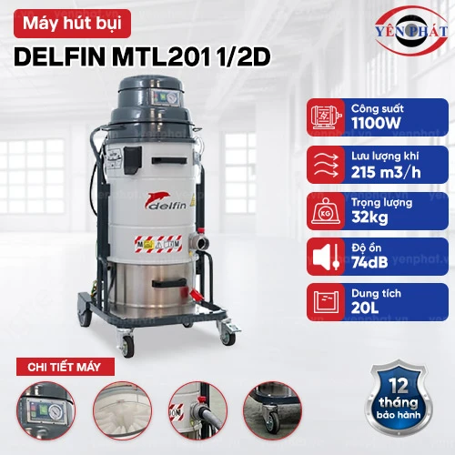 Máy hút bụi chống cháy nổ Delfin MTL201 1/2D 2