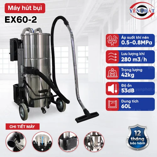 Máy hút bụi công nghiệp phòng nổ EX60-2 2