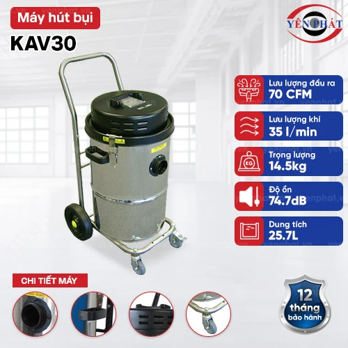 Máy hút bụi khí nén phòng nổ KAV30 2