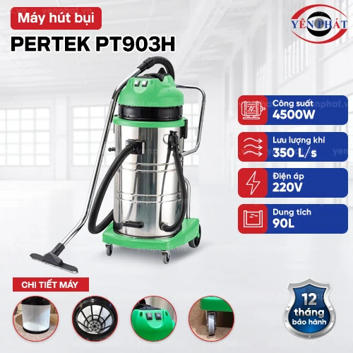 Máy hút bụi công nghiệp Pertek PT903H 2