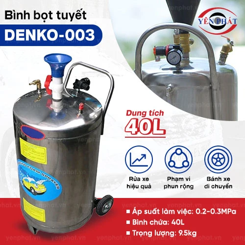 Bình xịt bọt tuyết DENKO-003 2