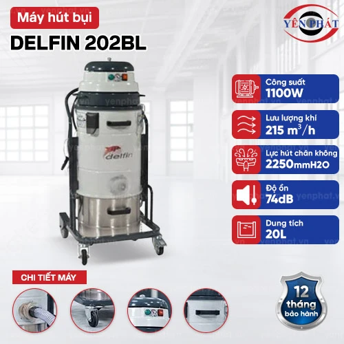 Máy hút bụi chống cháy nổ Delfin 202BL 2