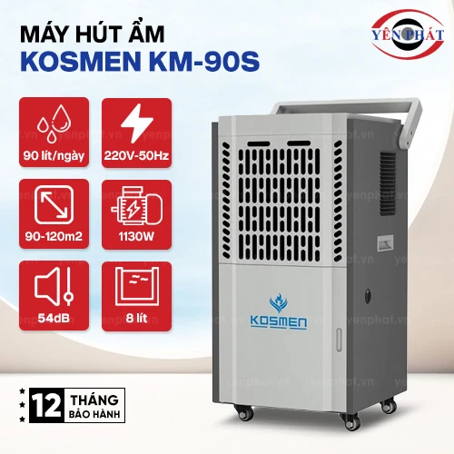 Máy hút ẩm công nghiệp Kosmen KM-90S 2