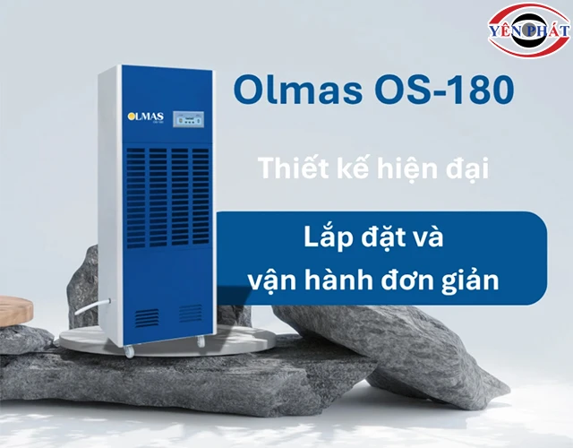 Máy hút ẩm 180L Olmas OS-180