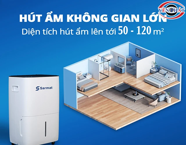 không gian sử dụng lớn